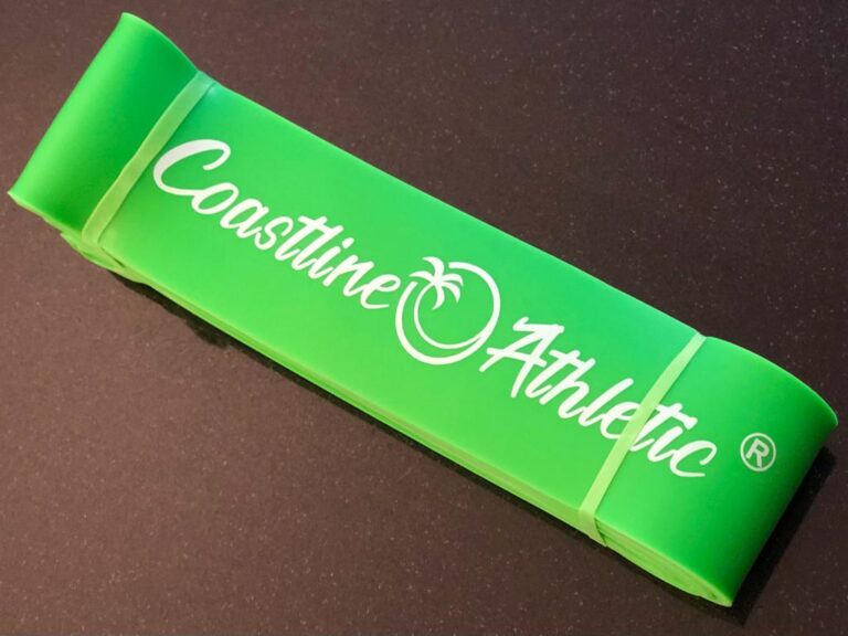 Szeroka zielona guma oporowa Coastline Athletic