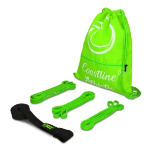 Zestaw 1-3 Coastline Athletic: gumy oporowe X-LIGHT, LIGHT i MEDIUM, kotwica do drzwi i worek