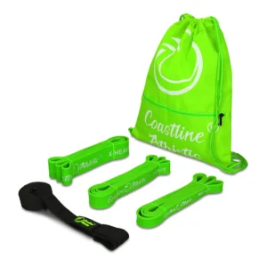 Zestaw 3-5 Coastline Athletic: gumy oporowe MEDIUM, HEAVY i X-HEAVY, kotwica do drzwi i worek